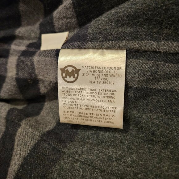 Matchless London Leather & Wool Mixed Media Jacket - Picture 6 of 8